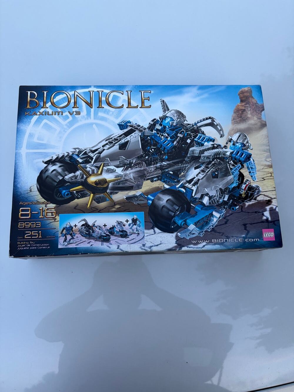 LEGO Bionicle: Kaxium V3 (8993) - BRAND NEW, SEALED-Box wear
